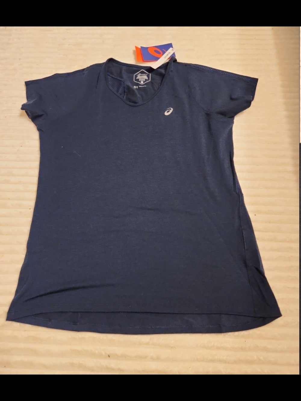ASICS Navy Blue Performance Tee